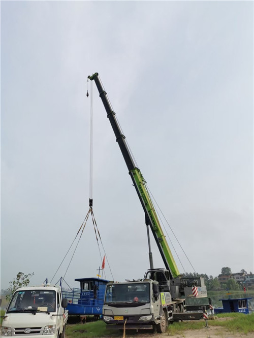 沧州市桥梁建设吊装案例